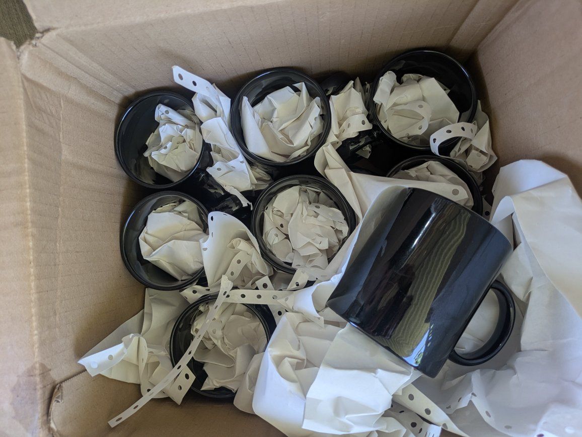 Coffee Mugs (Black x10)