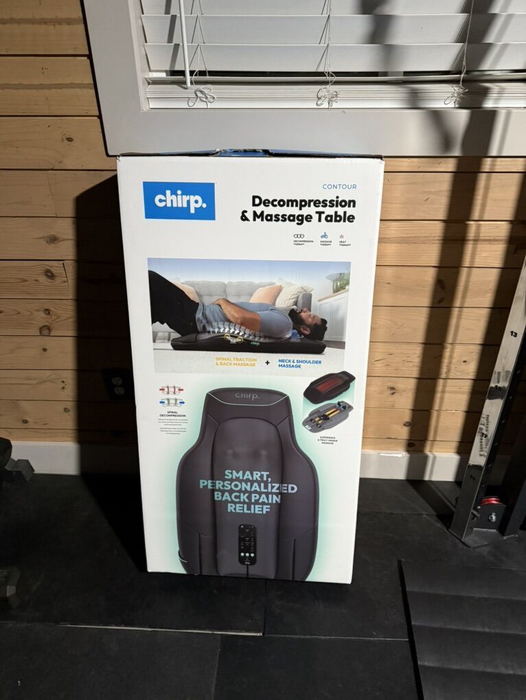 New Chirp Contour Decompression Massage Table