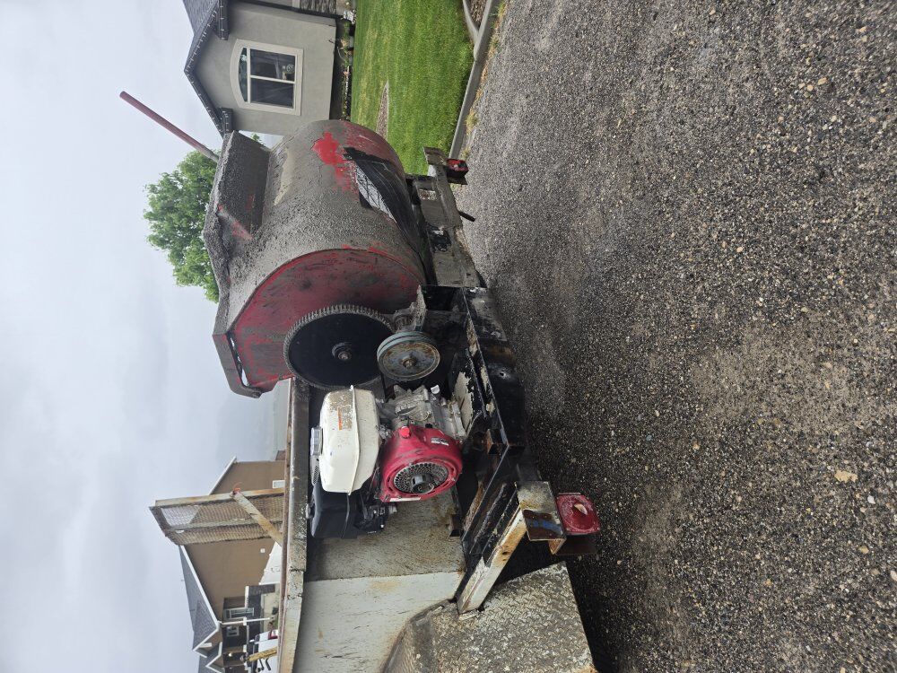Curbing machine & Trailer