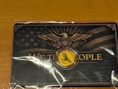 We The People 1/1000 of a. oz .999 fine gold