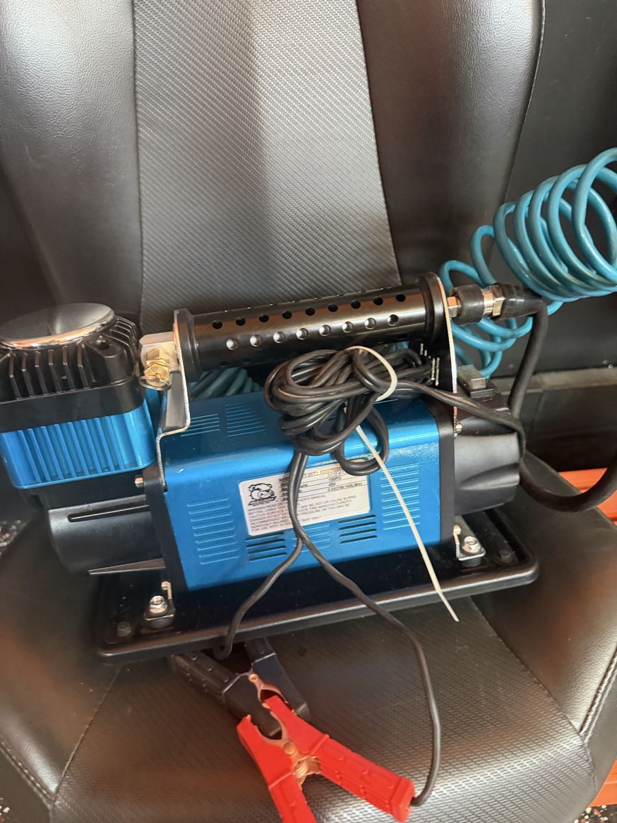 Bully winch  portable air compressor