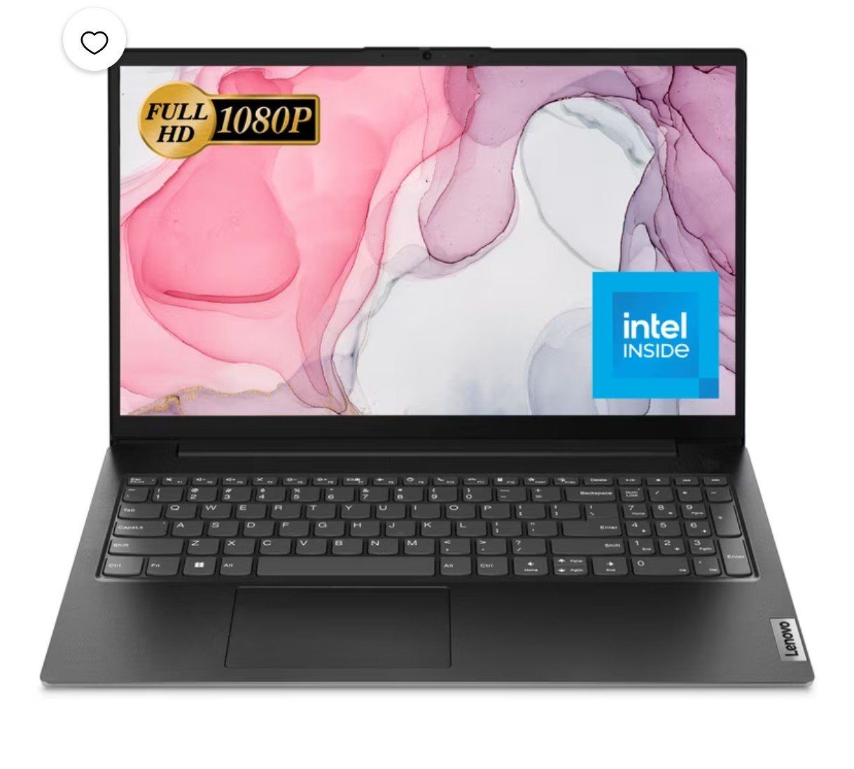 Lenovo V15 G2 15.6" FHD Laptop - Intel Processor - Dark Grey