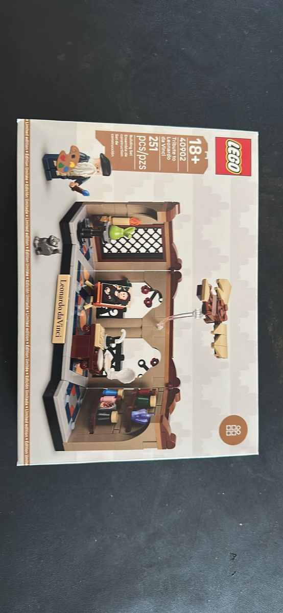 LEGO 40602 Tribute to Leonardo da Vinci Building Set 251 Pieces Limited Edition New Sealed