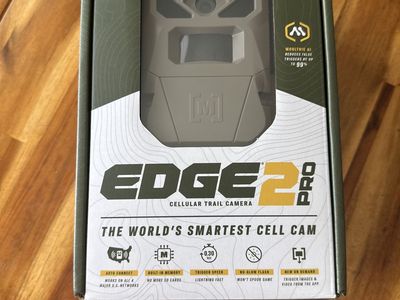 Moultrie Edge 2 Pro Cellular Trail Camera - Auto Connect 4G LTE, 40MP, 1440p Video, AI False Trigger