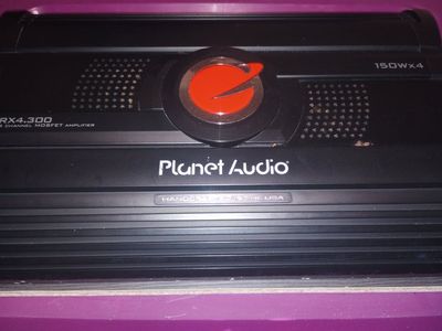 old school planet audio 4-channel amp