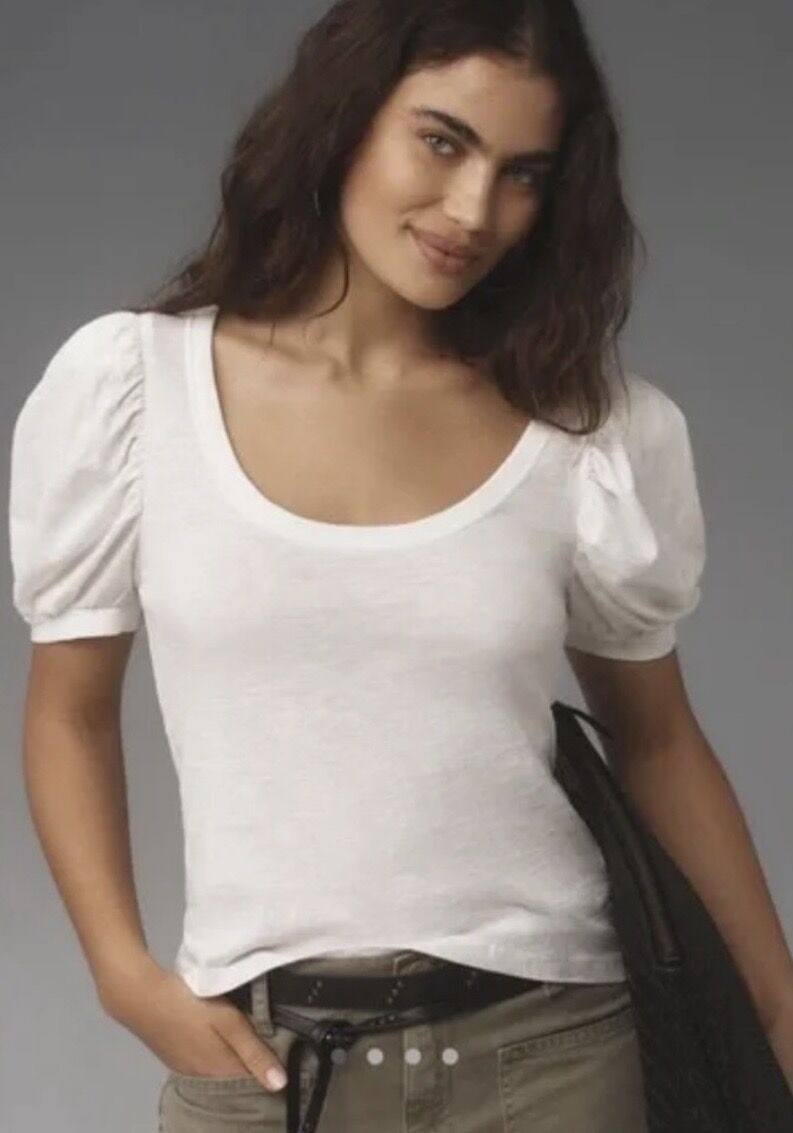 Anthropologie Maeve Puffy Sleeve - New Without Tags - Size Medium