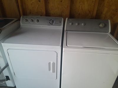Whirlpool Washer and GE Electric Dryer