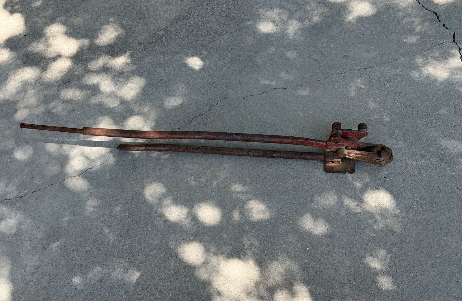 Manual bender cutter rebar
