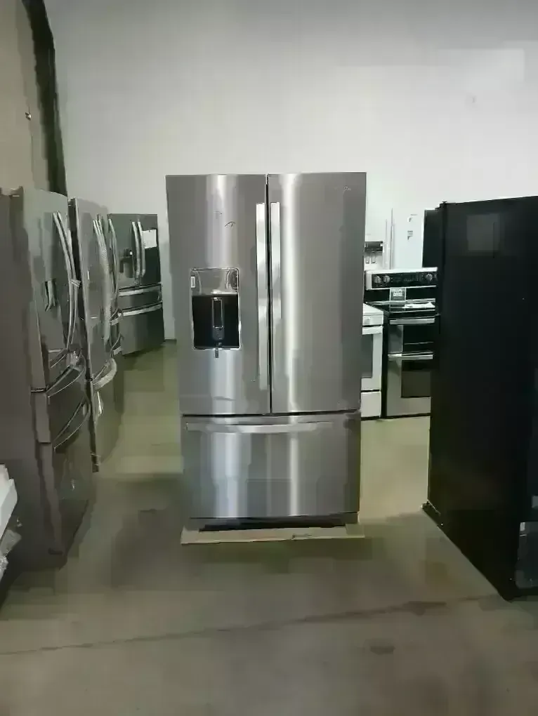 NEW WHIRLPOOL 27 C FT STAINLESS FRENCH DOOR