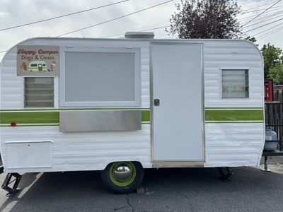 Turnkey Vintage Ice Cream & Gourmet Hot Dog Trailer