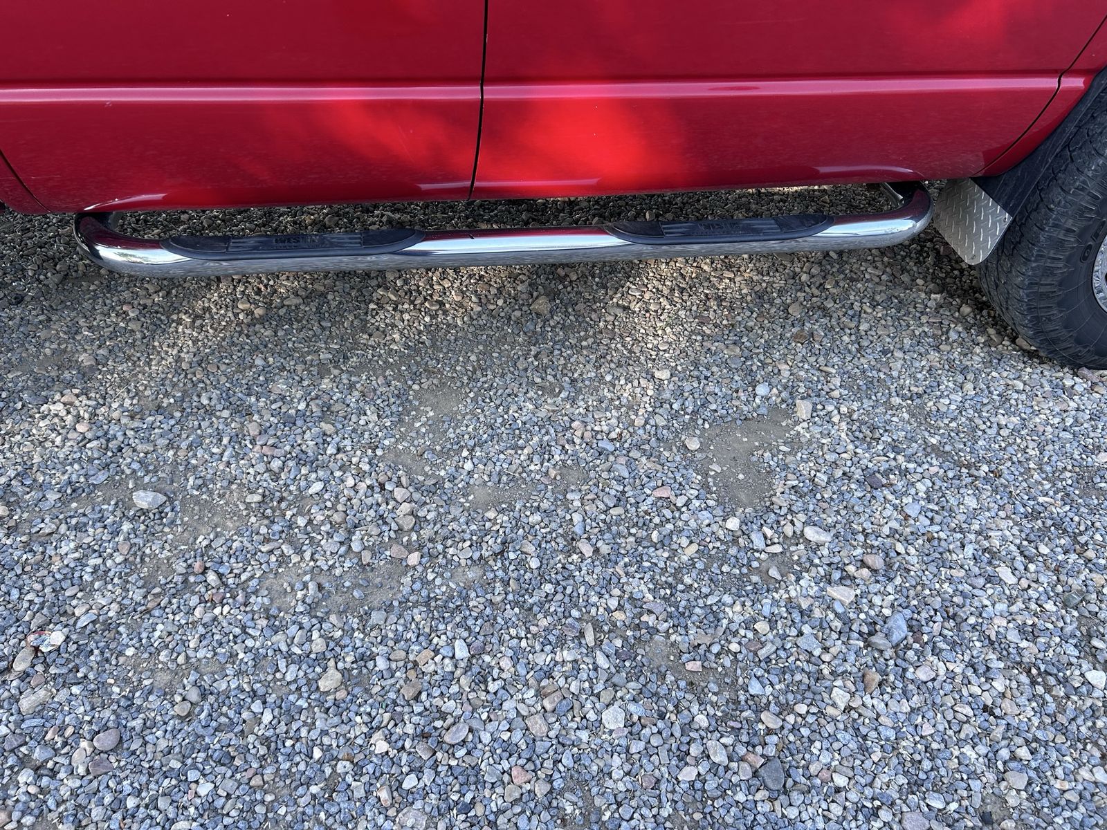 Westin chrome truck running board