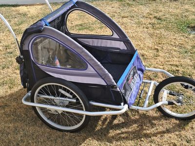 Schwinn double bike trailer/stroller