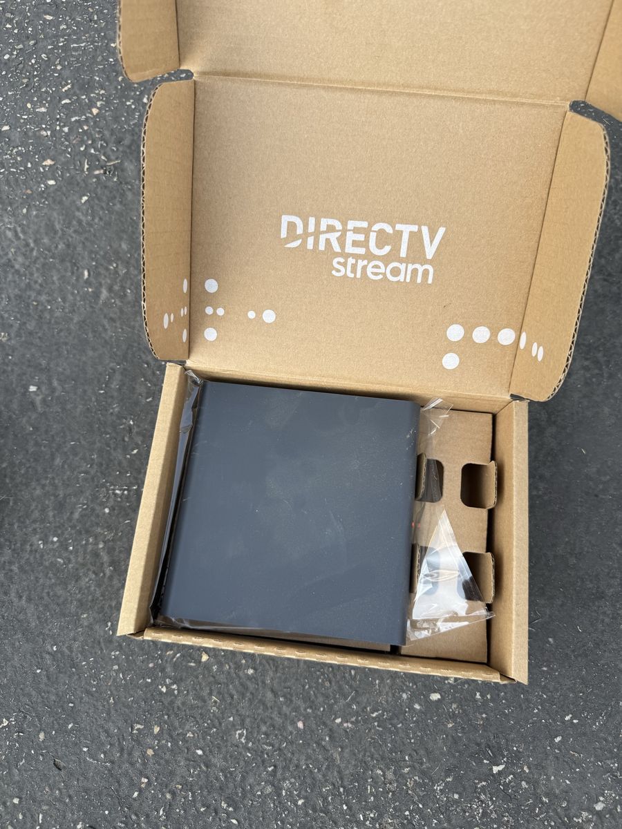 DIRECTV Stream 4K Streaming Media Player Box - Black, Ethernet, HDMI, USB, Digital Audio
