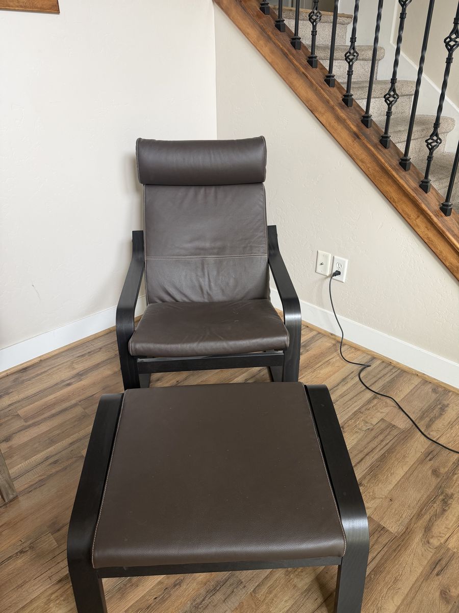 Ikea Reading Chair and Footrest