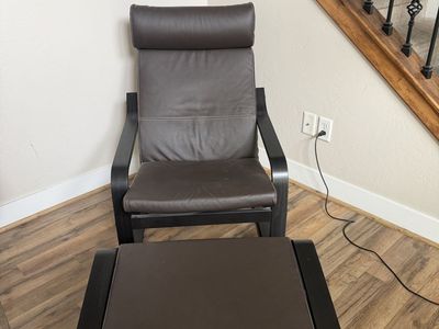 Ikea Reading Chair and Footrest