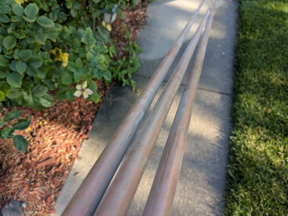 1/2" copper plumbing pipe 1/2 inch M 10ft