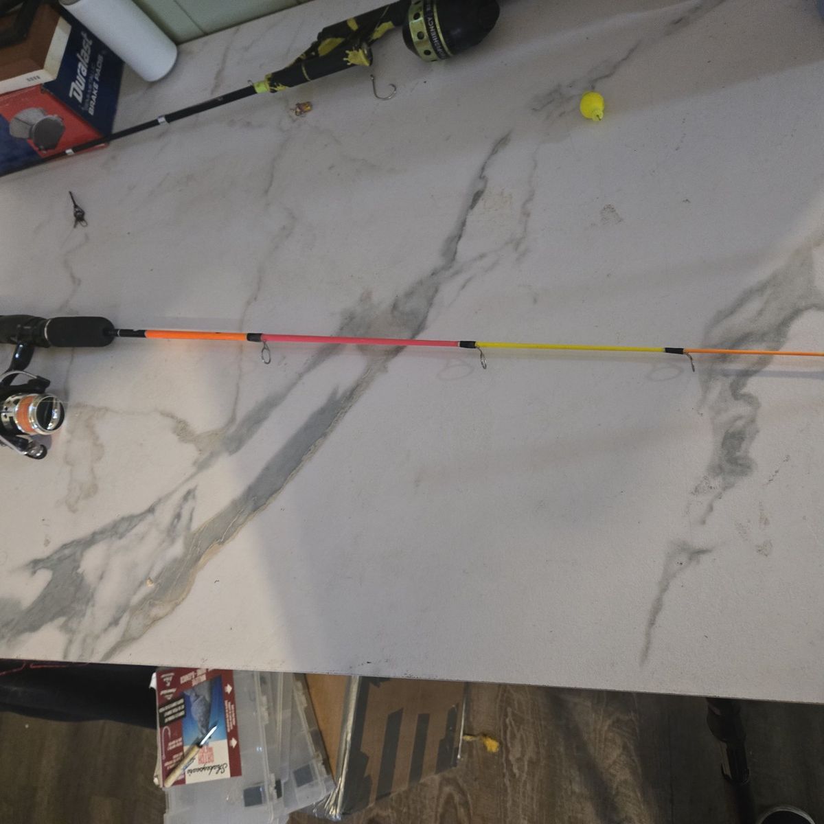 fishing rods and reels