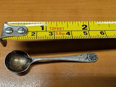 1896 Birmingham English Silver Spoon w Hallmark