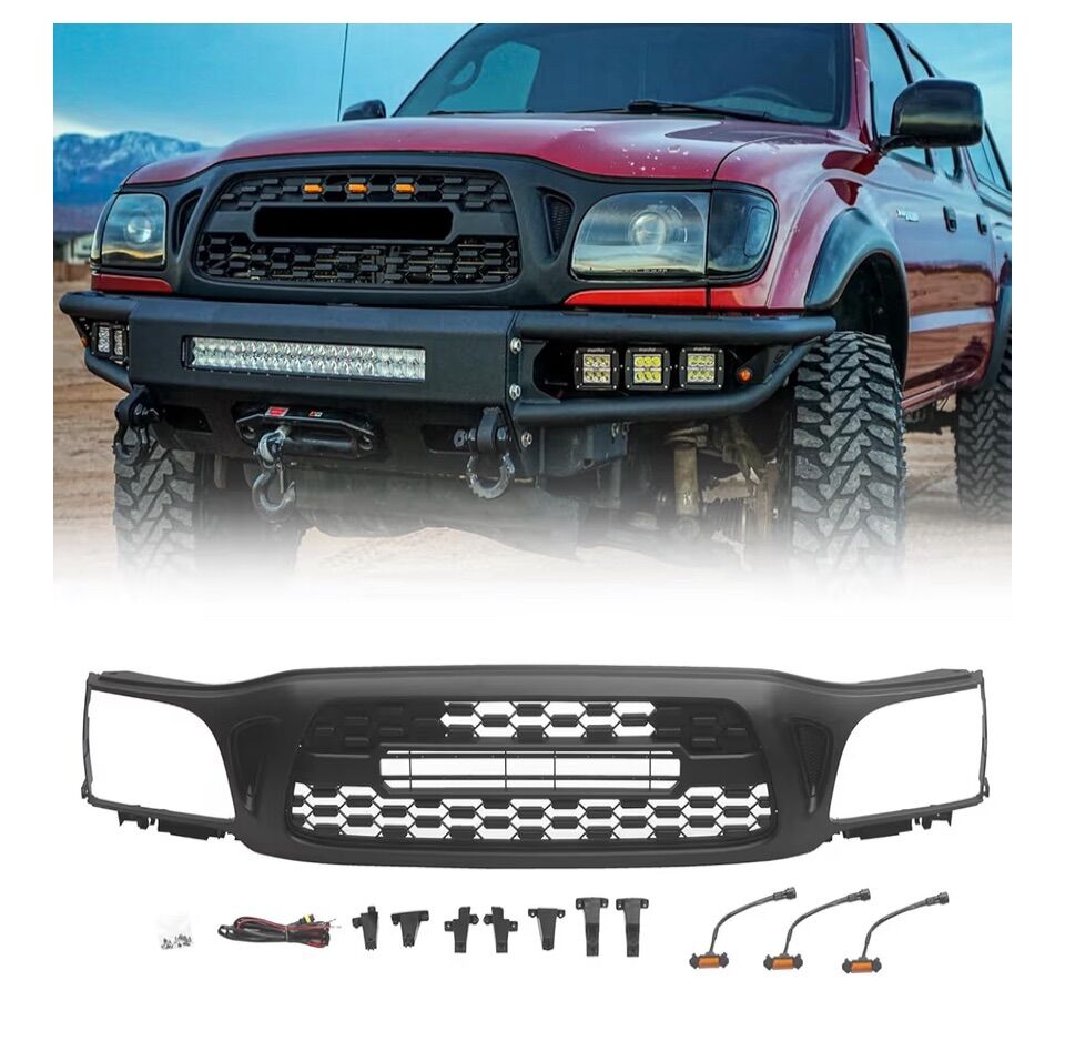 New 01-04 Tacoma TRD Style Black Grille