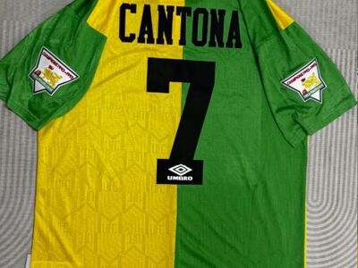 Cantona # 7 | XL | Man United 1992-94 Third Away