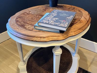 Vintage Ethan Allen - Custom Burl Wood Top