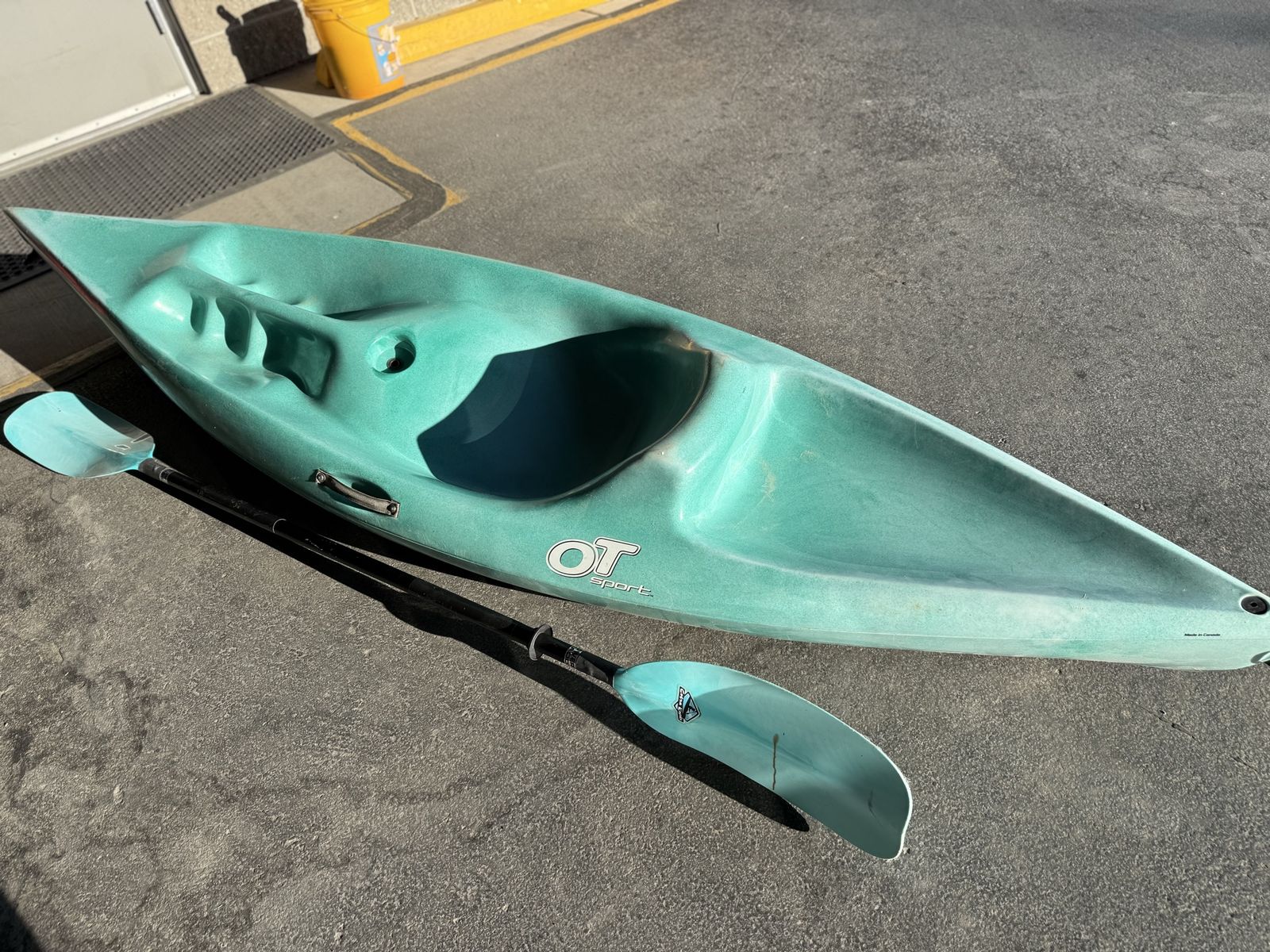OT Sport Sit-on-Top Kayak with Paddle Single Person Kayak