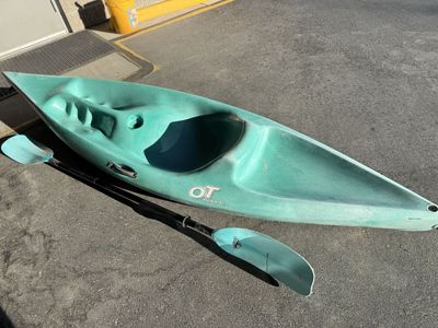 OT Sport Sit-on-Top Kayak with Paddle Single Person Kayak