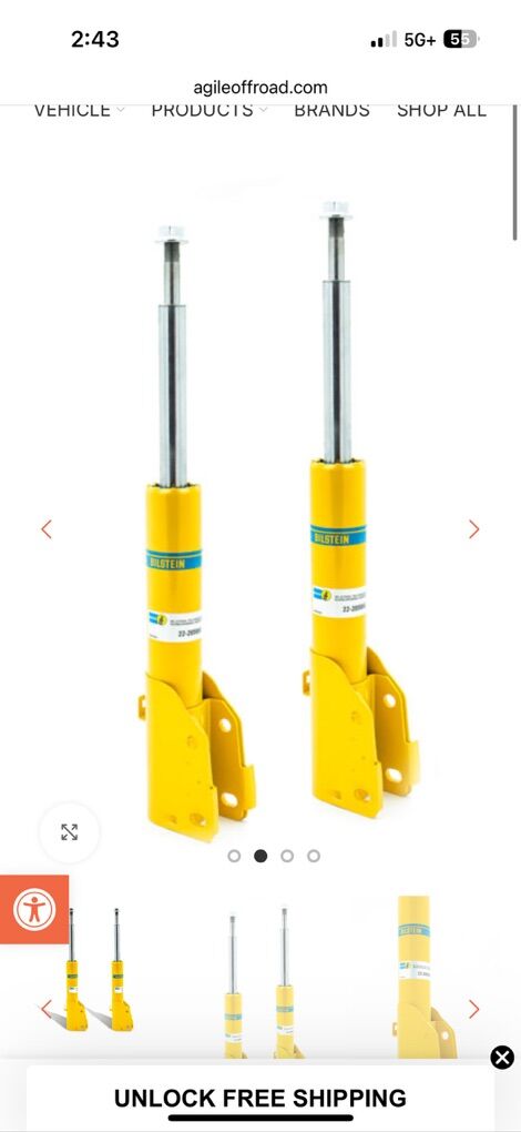 Bilstein B Series Front Strut