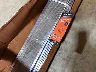 4 ft. L x 5 in. W Stainless Steel Micro-Mesh Gutter Guard (80 ft. Kit)