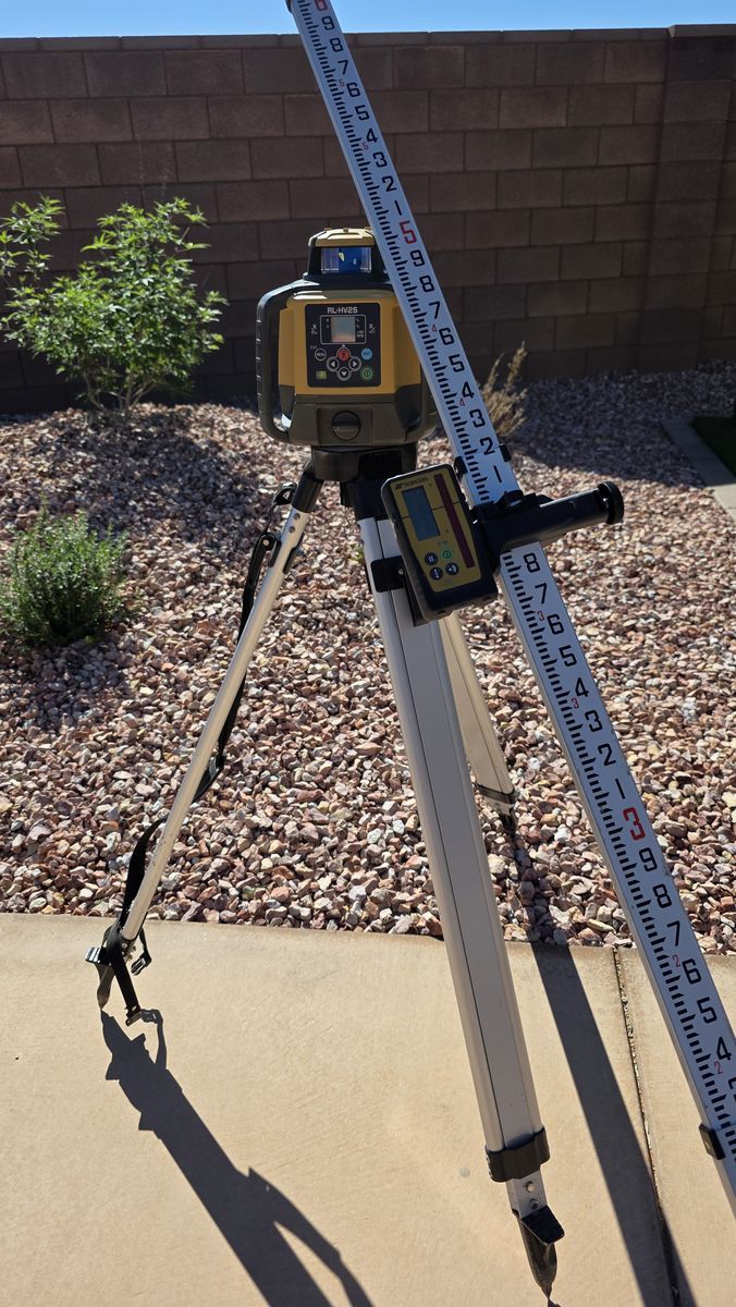 TOPCON Dual Grade Laser, RL-HV2S, LS-100D Receiver