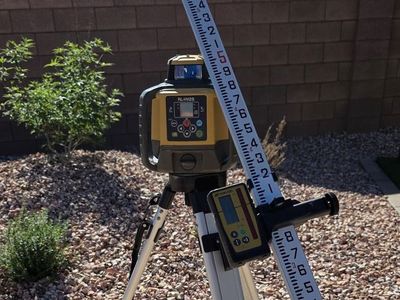TOPCON Dual Grade Laser, RL-HV2S, LS-100D Receiver