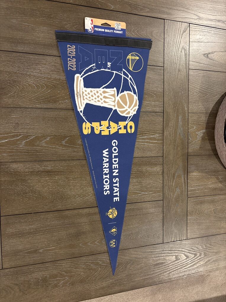 Golden State Warriors 21-22 Championship Pennant