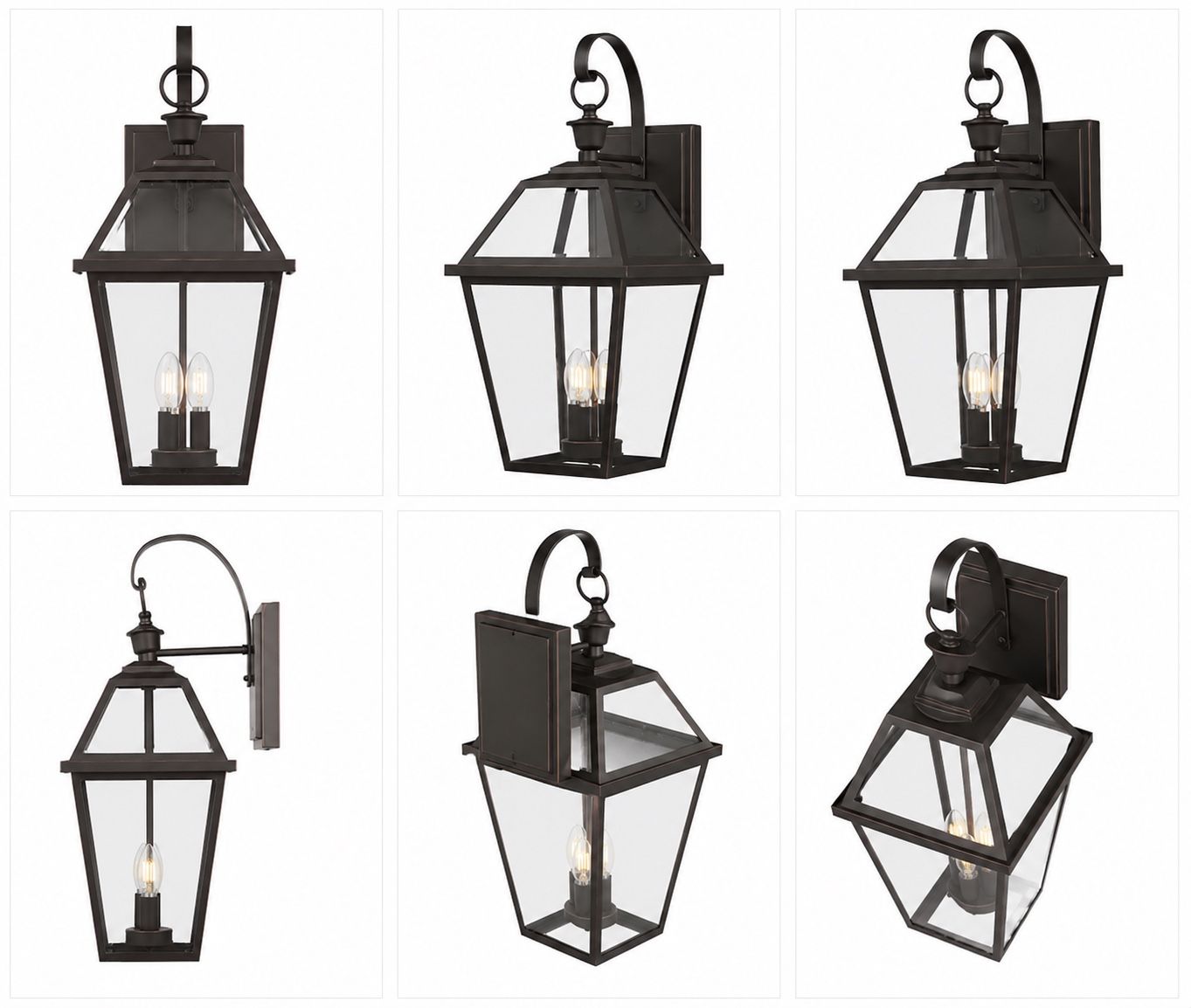 New Oil Rubbed Bronze Outdoor Wall Lighting