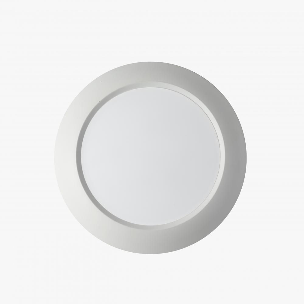 Modern, 10" LED Disc Light White Finish
