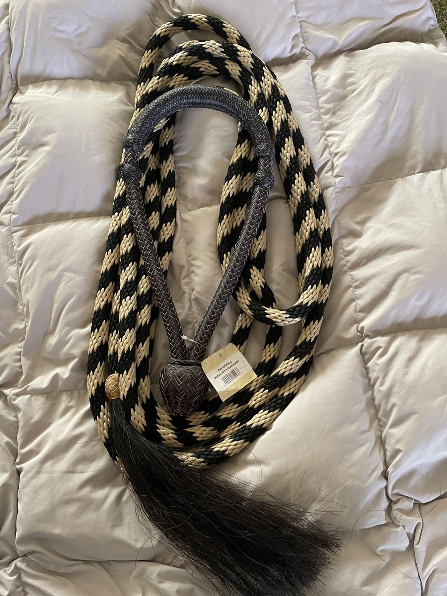 Bosal With Pear Knot And Mecate Reins