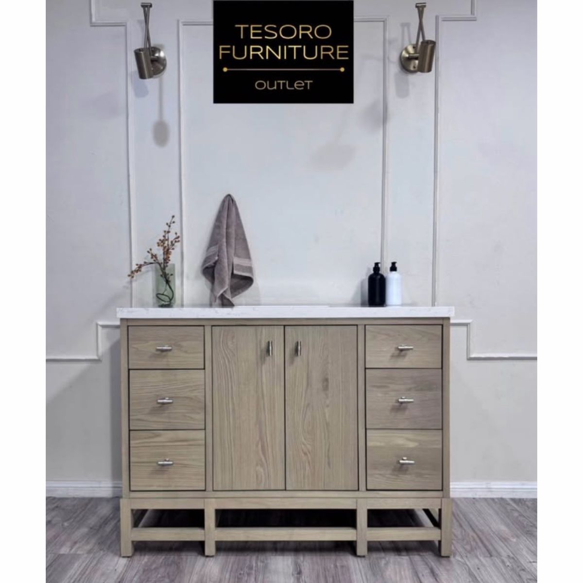 NEW BECKI OWENS BATHROOM VANITY 48” *2 available