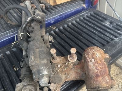 Vintage Ford Power Steering Rack Assembly with Pump & Hoses Core Parts