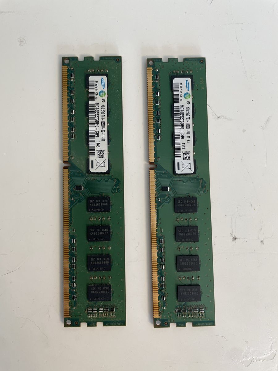 Samsung 8GB DDR3 1333MHz Desktop RAM (2x4GB)