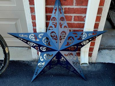 Large Decorative Star and USA decor