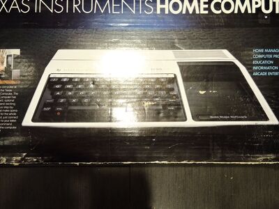 Vintage Texas Instruments TI99/4A home computer
