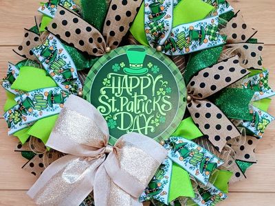 Happy St Patrick Day Wreath