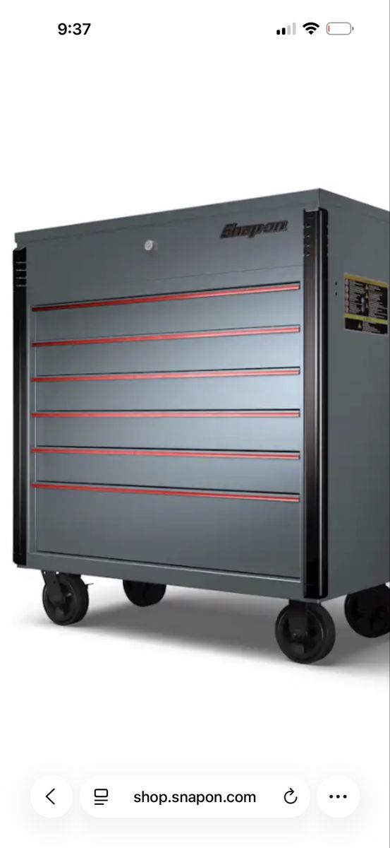 Snap on tool cart/box partial trade