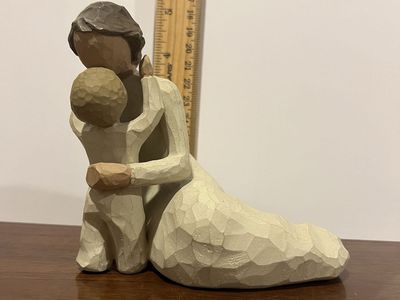 Willow Tree Child's Touch Figurine by Susan Lordi - Mother & Child, 2000 Demdaco