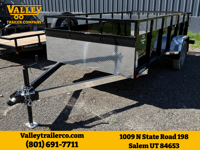 6 x12 Steel Utility Trailer. Single 3500# Axle. 32" Sides. Free Spare Tire. Free Delivery