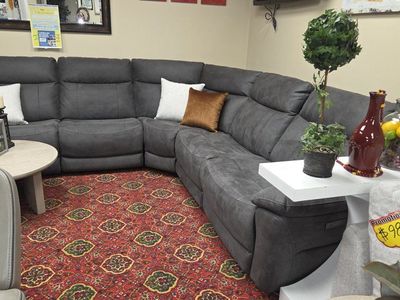🩶5-Piece Power Reclining Sectional