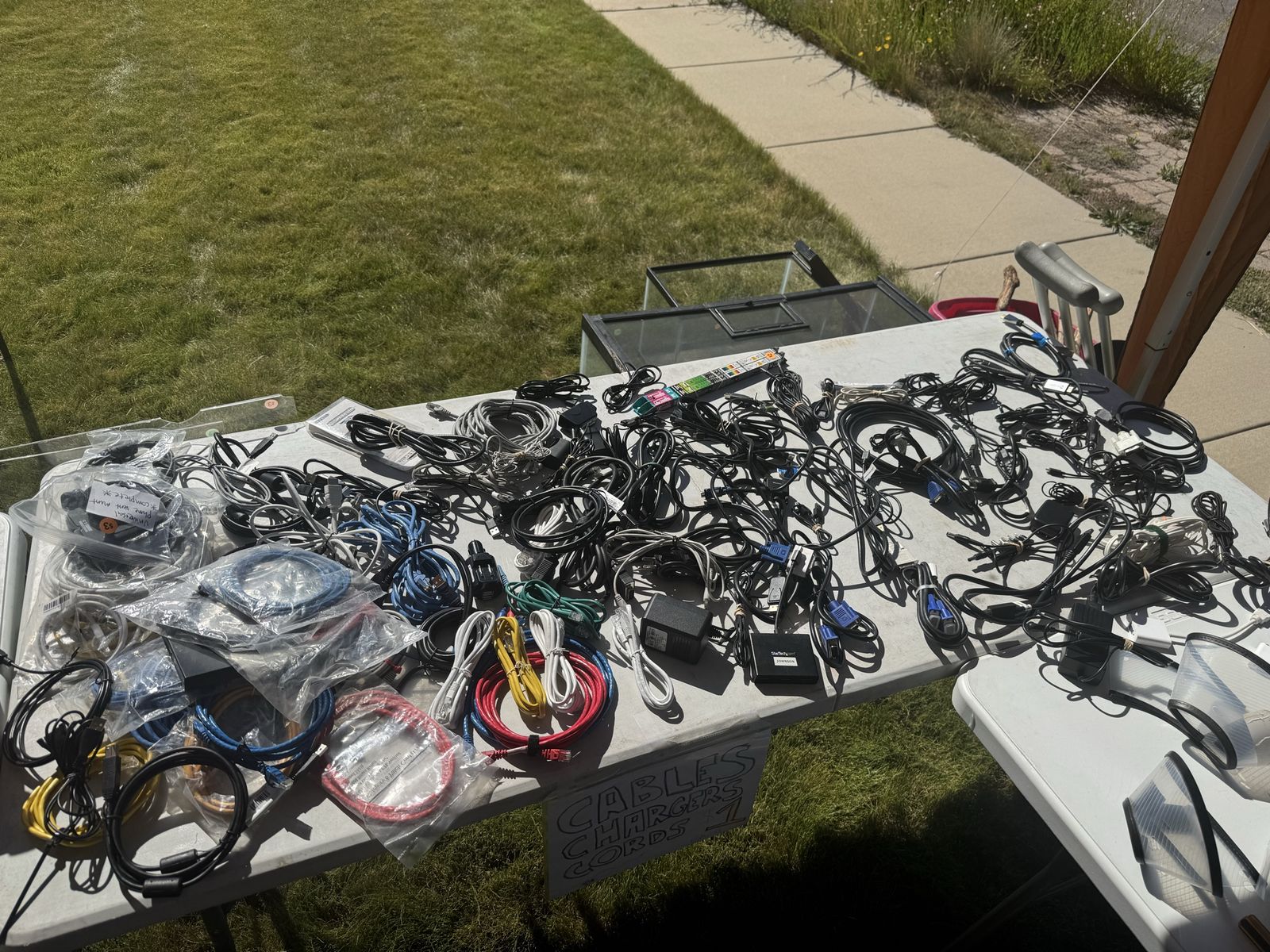 Cables, Chargers, Cords.