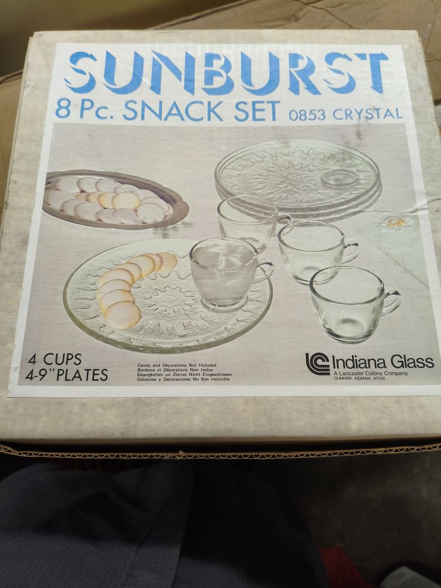 Sunburst 8 pc snack set 0852