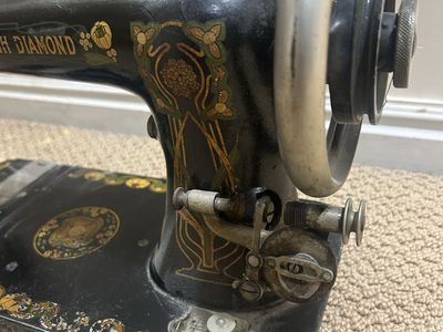 3 Vintage sewing machines
