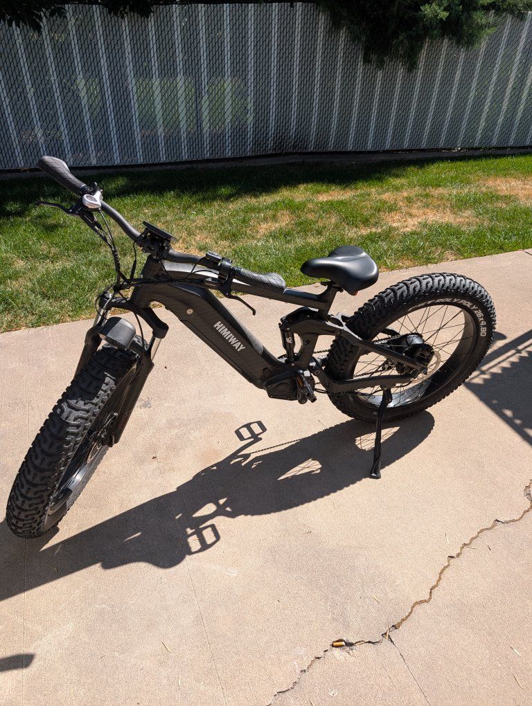 Himiway Cobra Full Suspension Electric Fat Tire Bike - Black