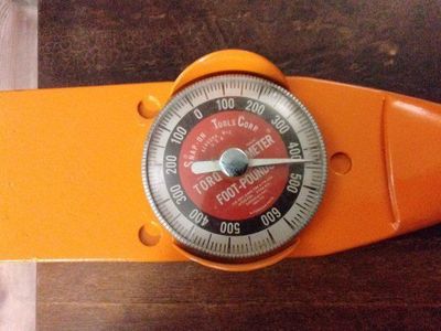 Vintage Snap-On 602A Torqueometer- 600 lbs ,